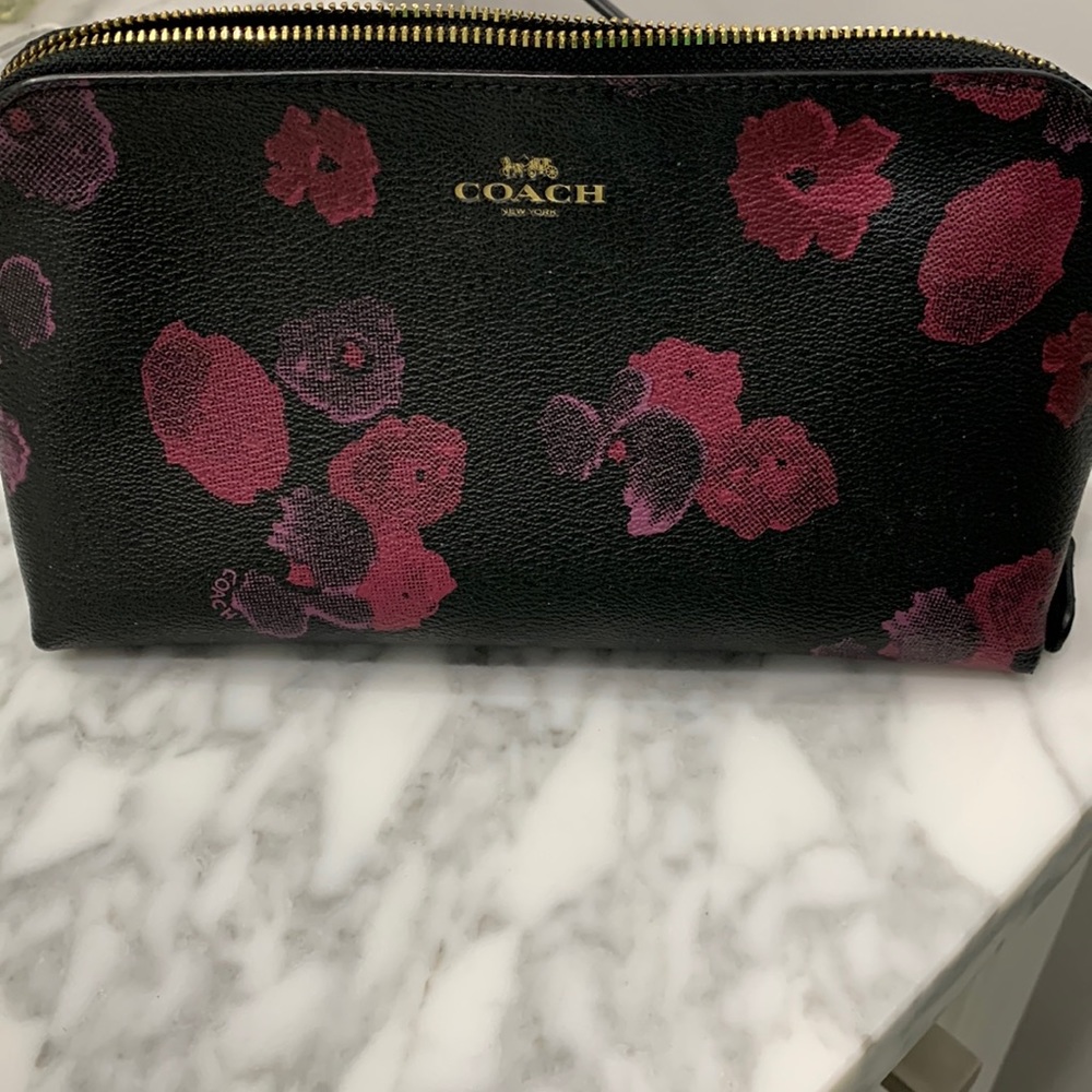 Coach makeup bag